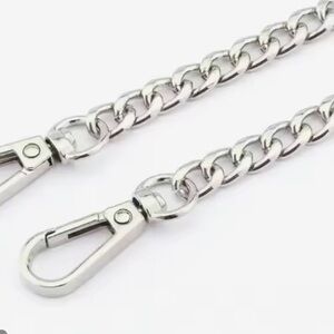 Silver Tone Cross body Chain Strap for Hand bag or WOC
